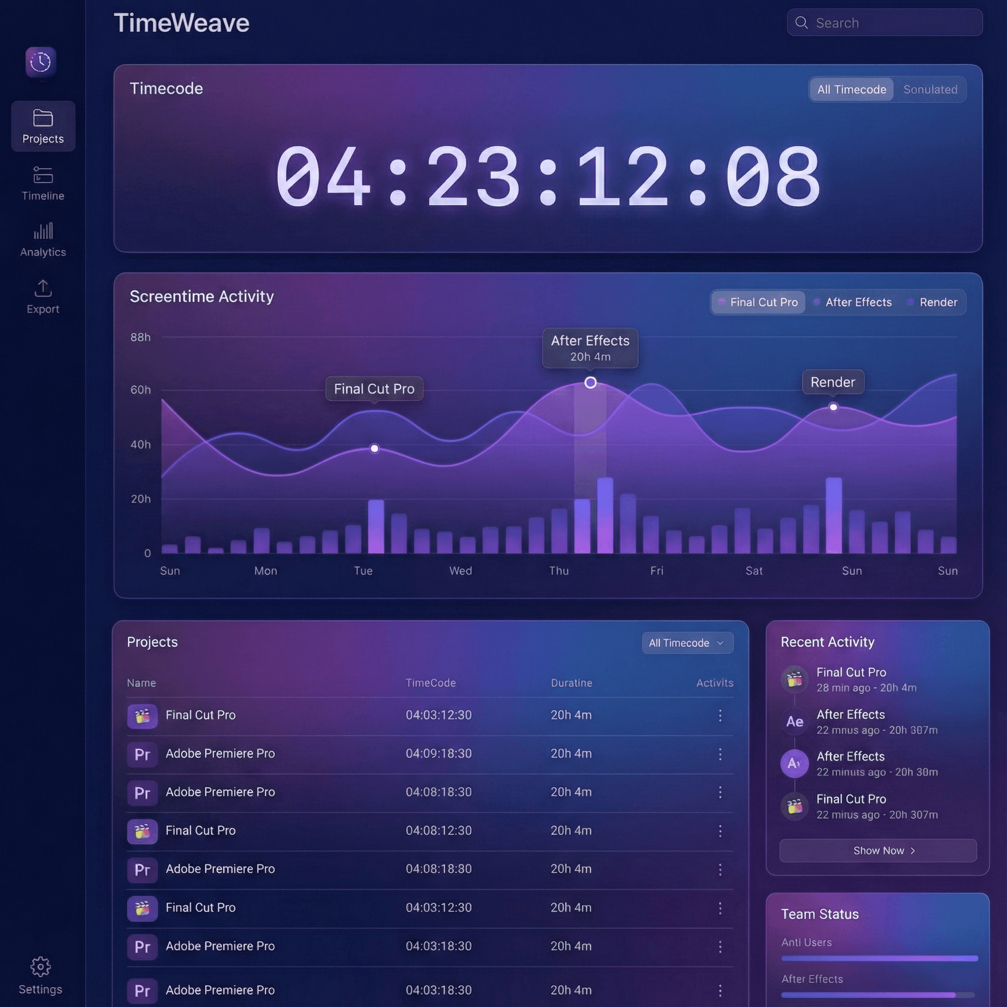 TimeWeave Interface